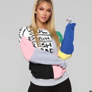 Written On The Walls Sweatshirt - Multi
